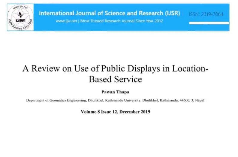 Public Displays in Location-Based Service